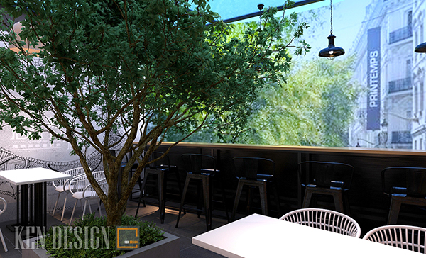 bàn ghế cafe đẹp ngoài trời