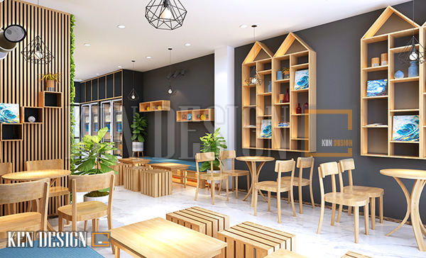 báo giá thiết kế thi công quán cafe