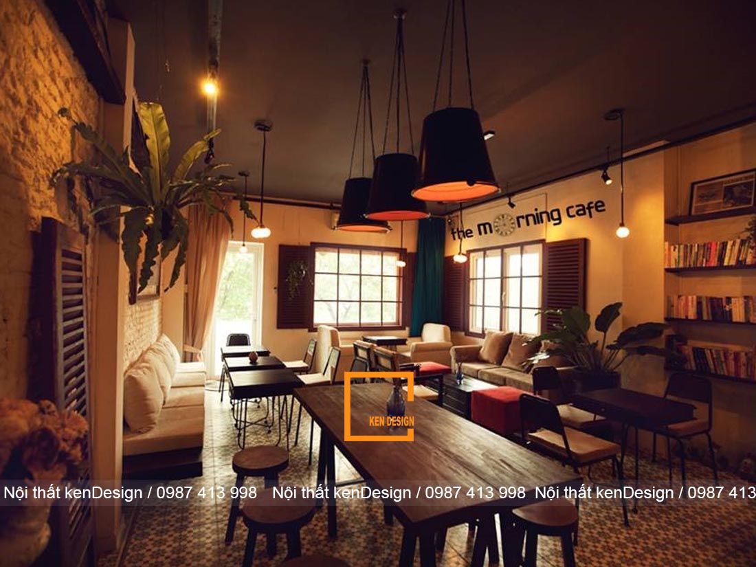 thiết kế quán cafe vintage đẹp