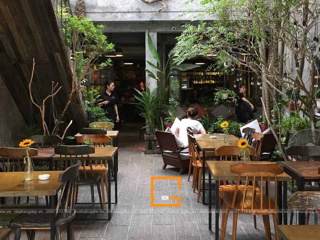 thiết kế nội thất quán cafe 