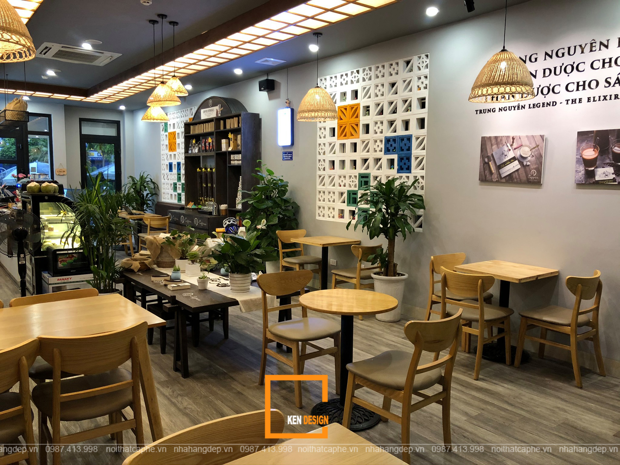 5 dấu ấn đặc biệt trong thiết kế quán cafe Trung Nguyên E-Coffee