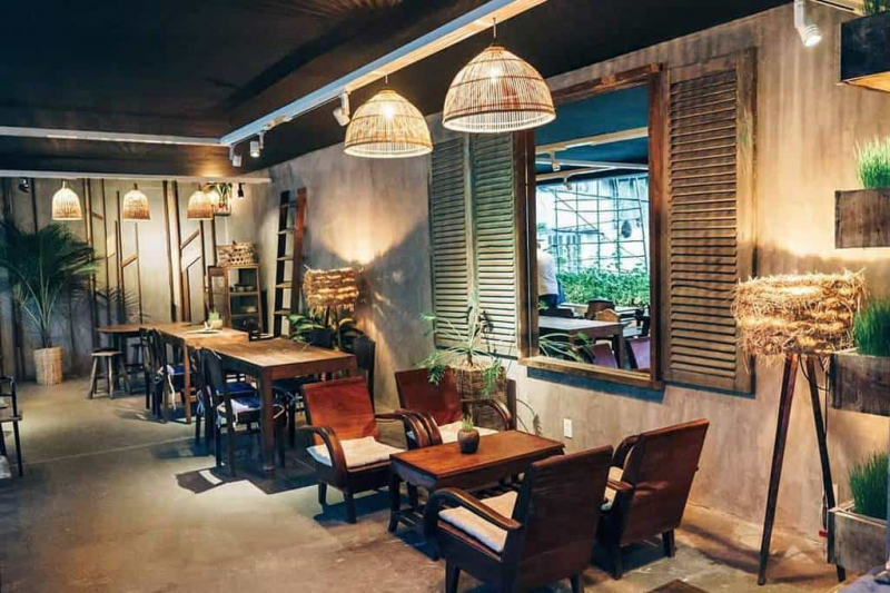 lưu ý trong thiết kế quán cafe nhà ống