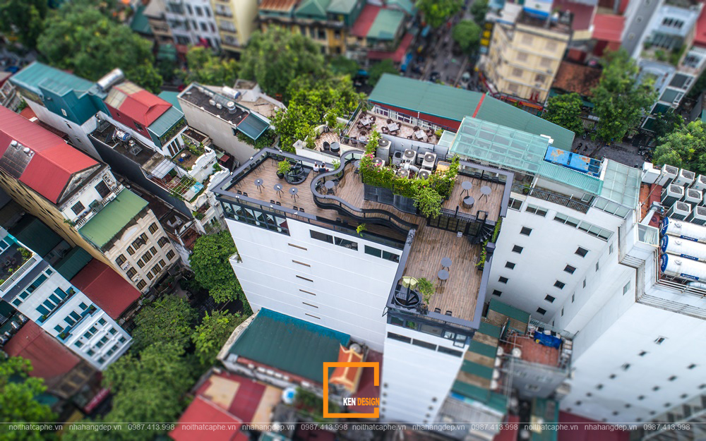 thiết kế bar rooftop