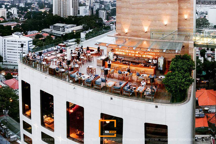 thiết kế bar rooftop