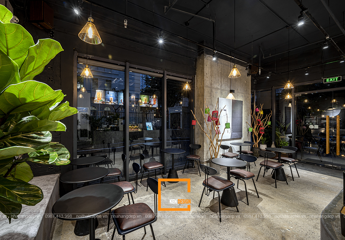 thiết kế quán cafe phong cách