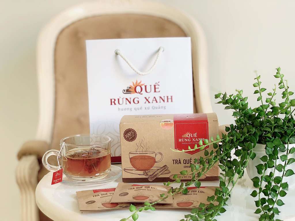 trà quế túi lọc