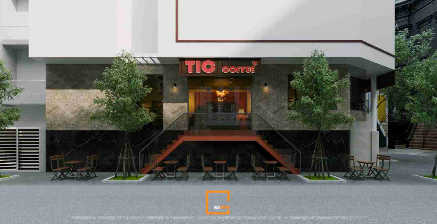 Thiết kế quán cafe Tic Coffee Không gian hoài cổ mang hơi thở Retro