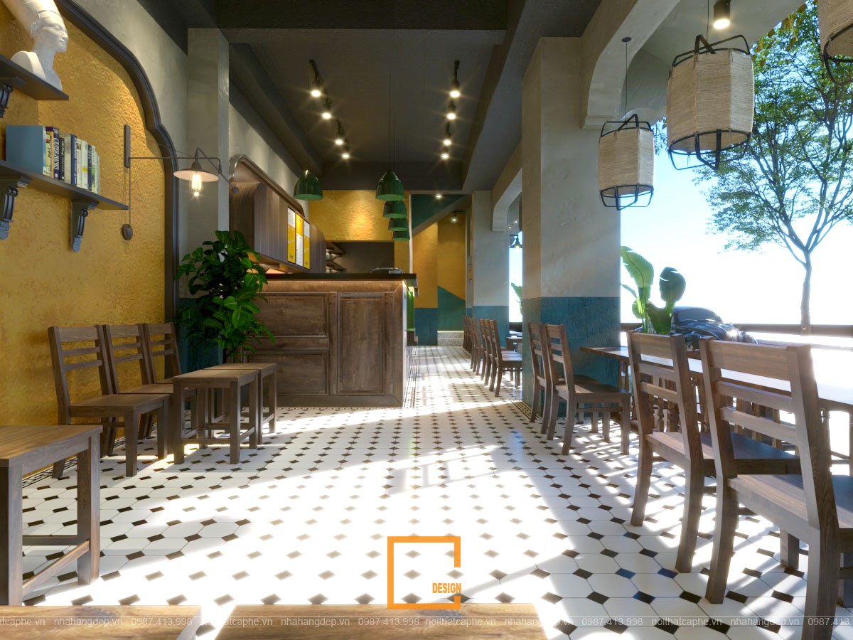 Thiết kế quán cafe Yes to Coffee