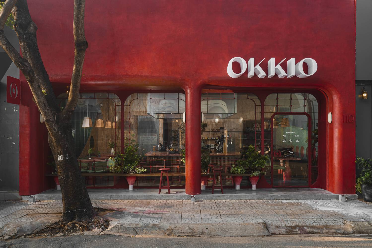 okkio cafe ngoại thất