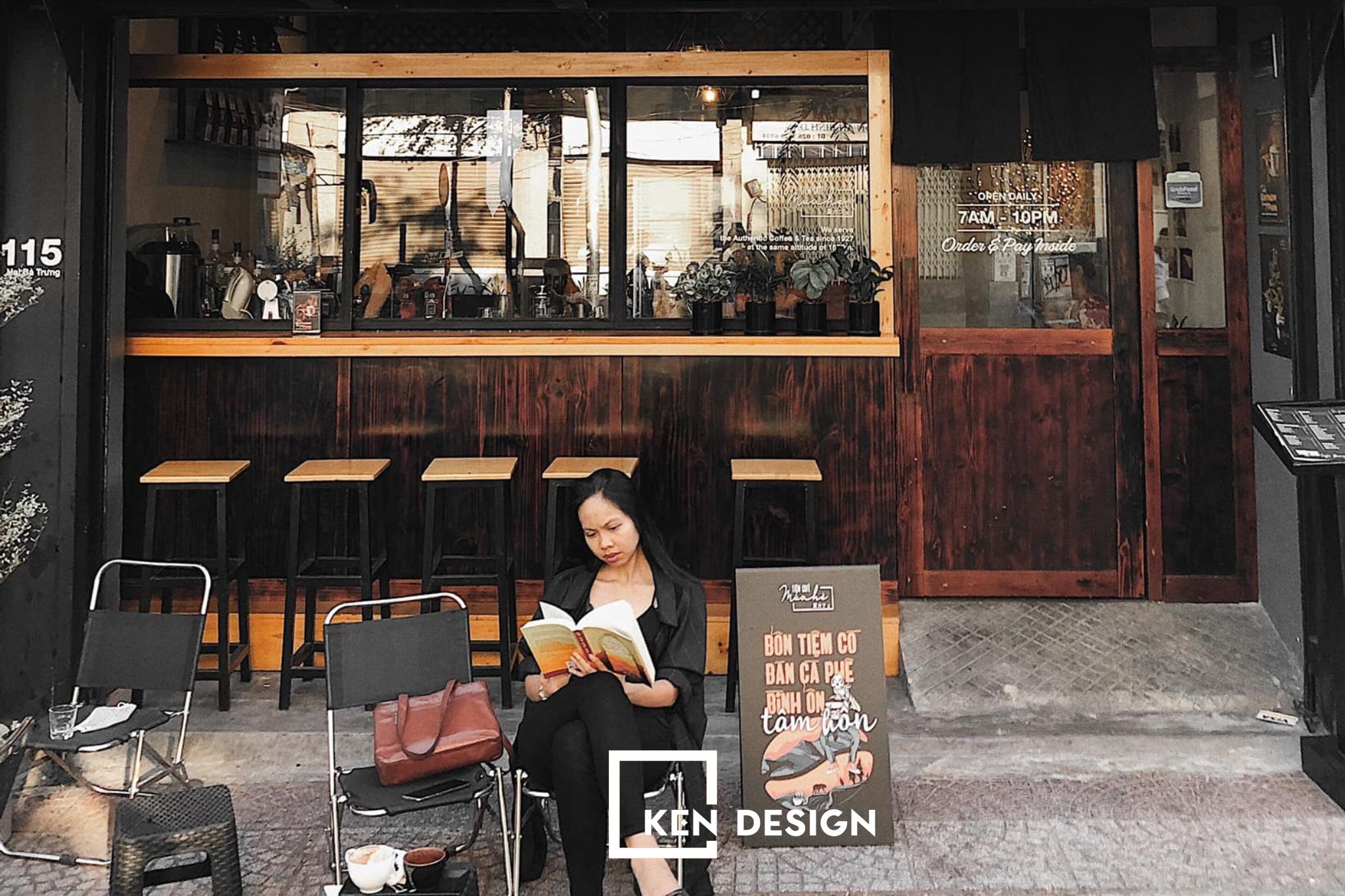 quán cà phê đẹp tiem cafe mùa hè