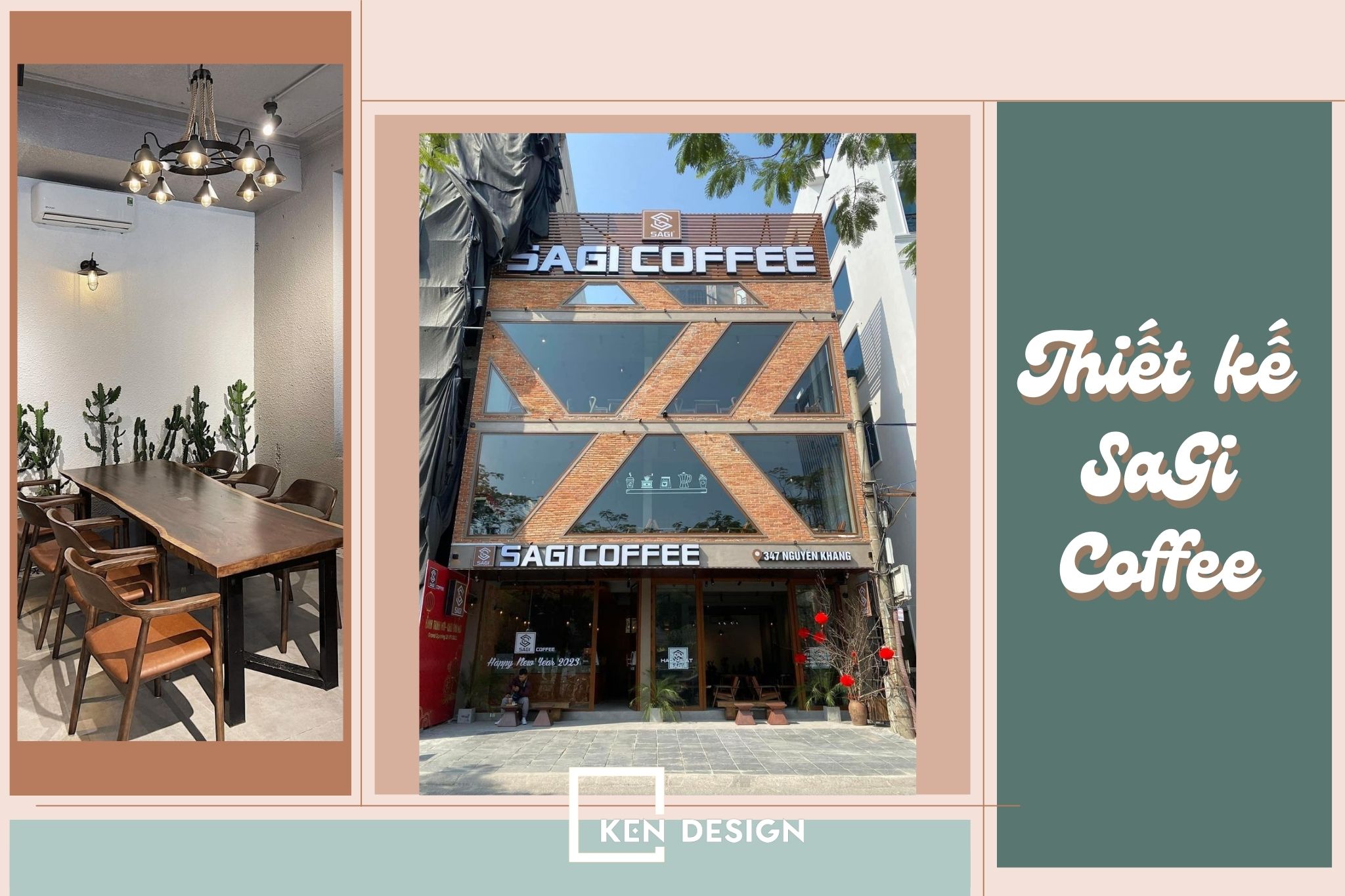 Giới thiệu đôi nét về thiết kế SaGi Coffee