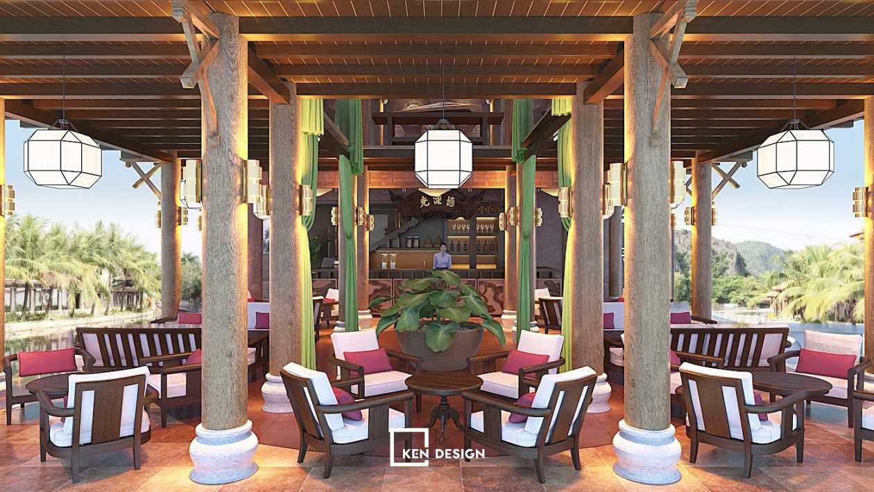 Không gian ngoại thất và không gian nội thất kết hợp ấn tượng
