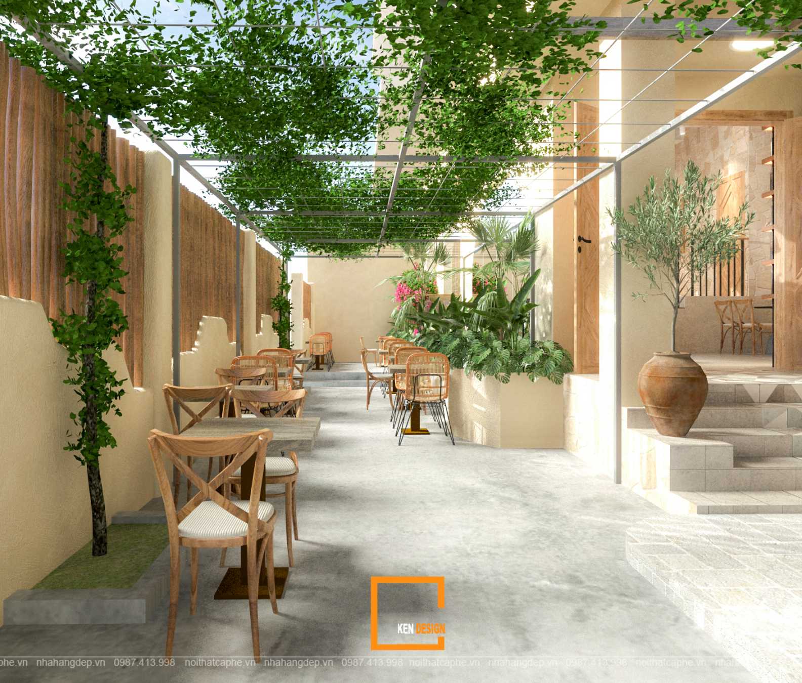 Thiết kế quán cafe Safety