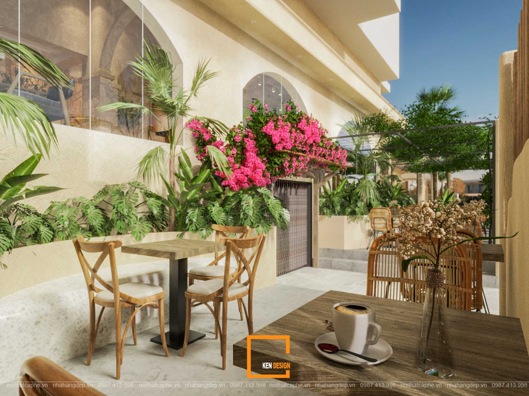 Thiết kế quán cafe Safety