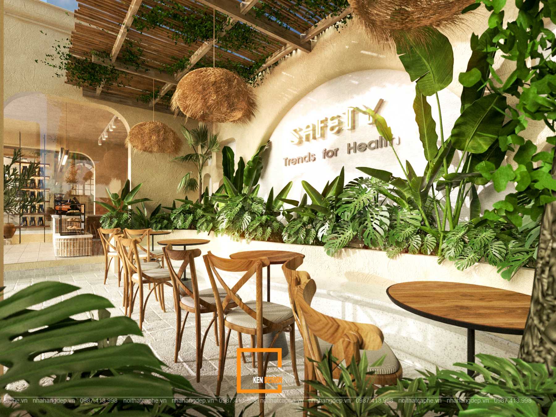 Thiết kế quán cafe Safety