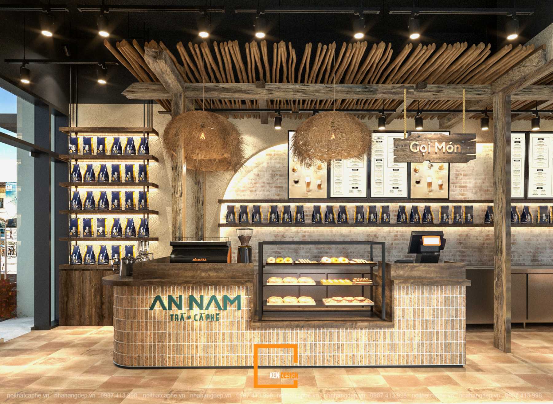 Thiết kế quán cafe S10 n Nam