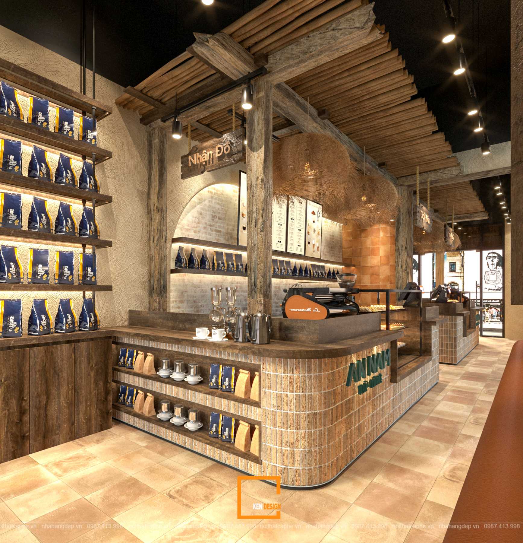 Thiết kế quán cafe S10 n Nam