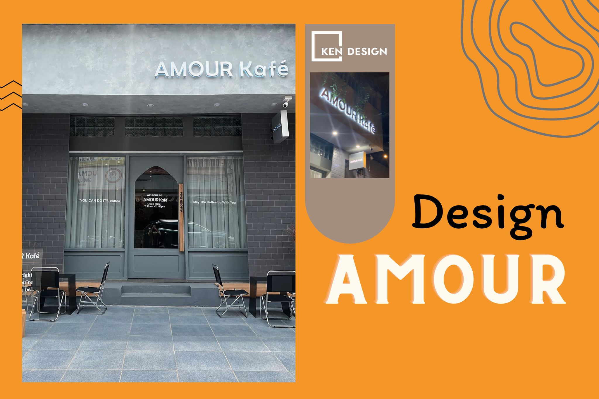 thiết kế Amour Kafe