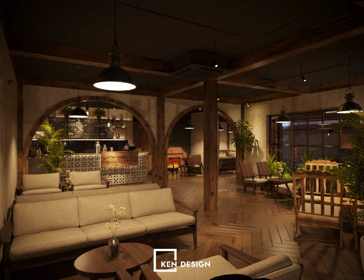 Thiết kế quán cafe tại Bỉm Sơn - Cảm hứng từ phong cách Rustic