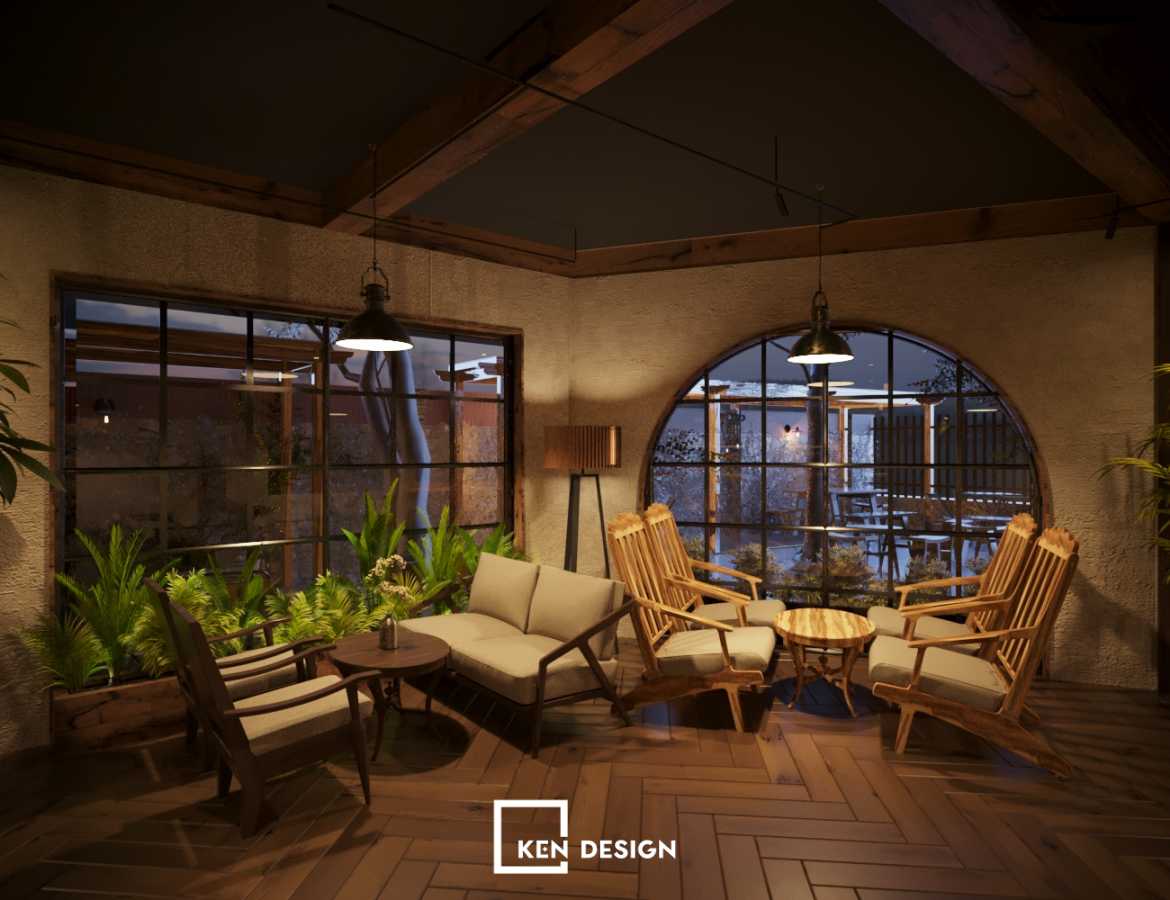 Thiết kế quán cafe tại Bỉm Sơn - Cảm hứng từ phong cách Rustic