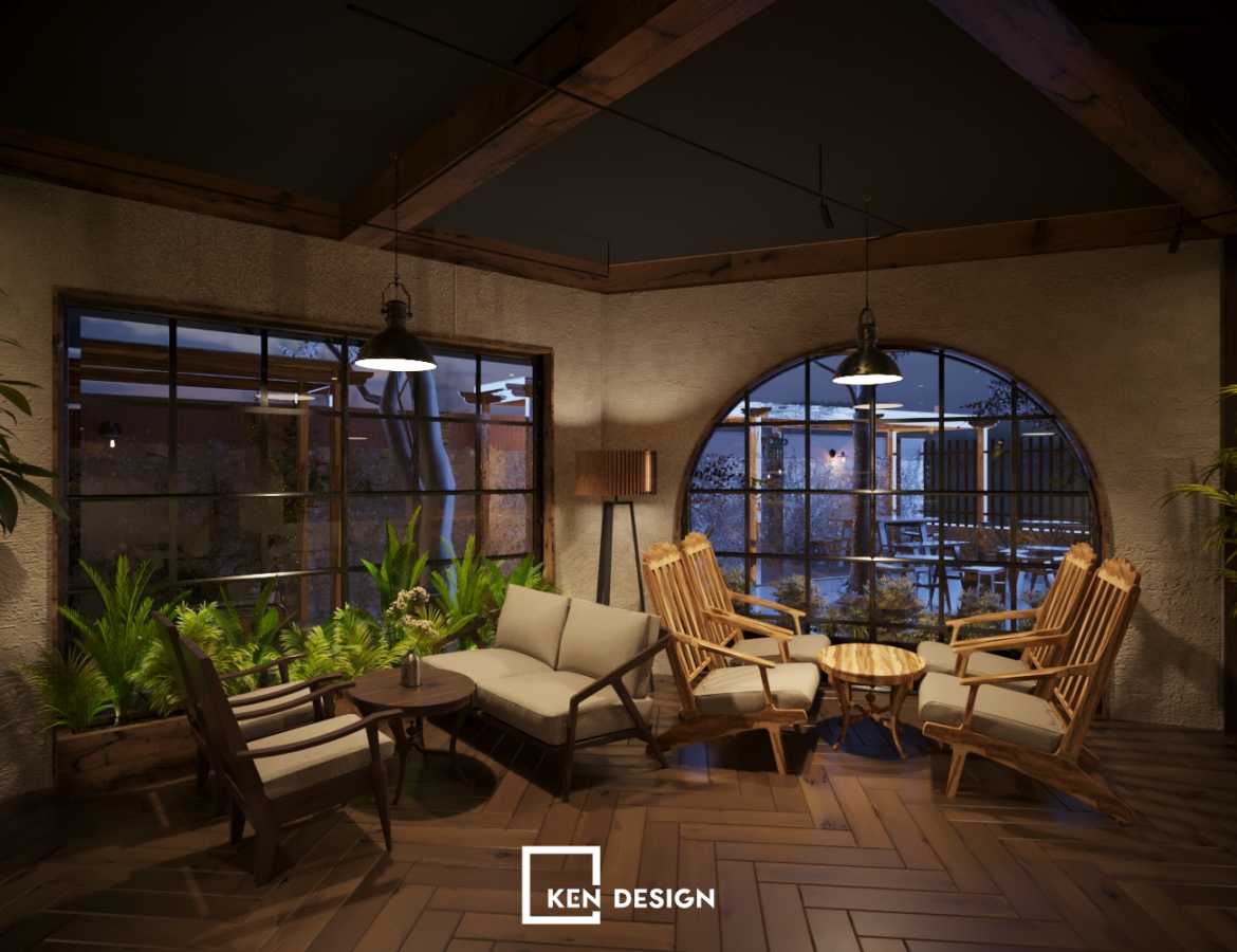 Thiết kế quán cafe tại Bỉm Sơn - Cảm hứng từ phong cách Rustic