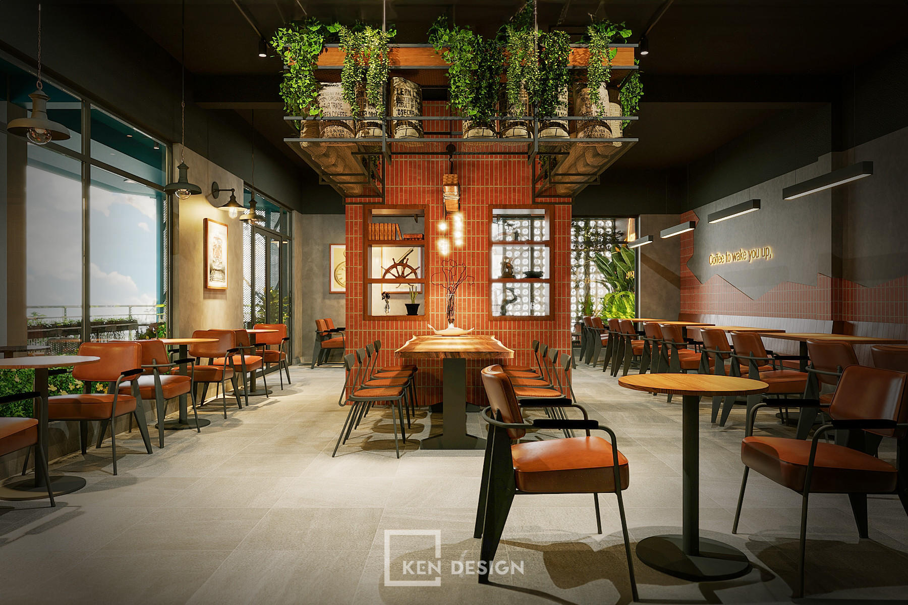 Thiết kế quán cafe K&T Quy Nhơn - Bình Định