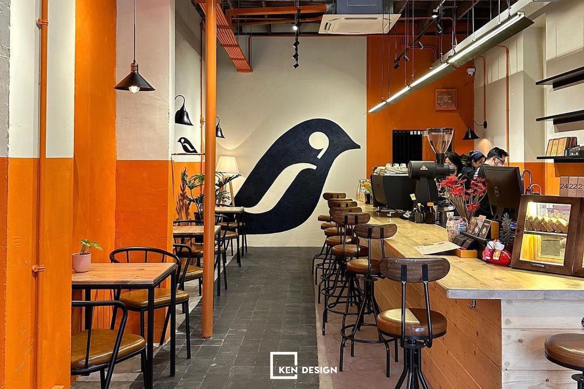 cách thiết kế quán cafe nhỏ đẹp