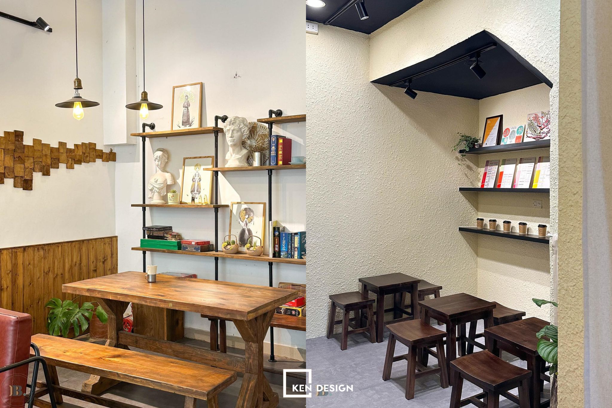 cách thiết kế quán cafe nhỏ đẹp
