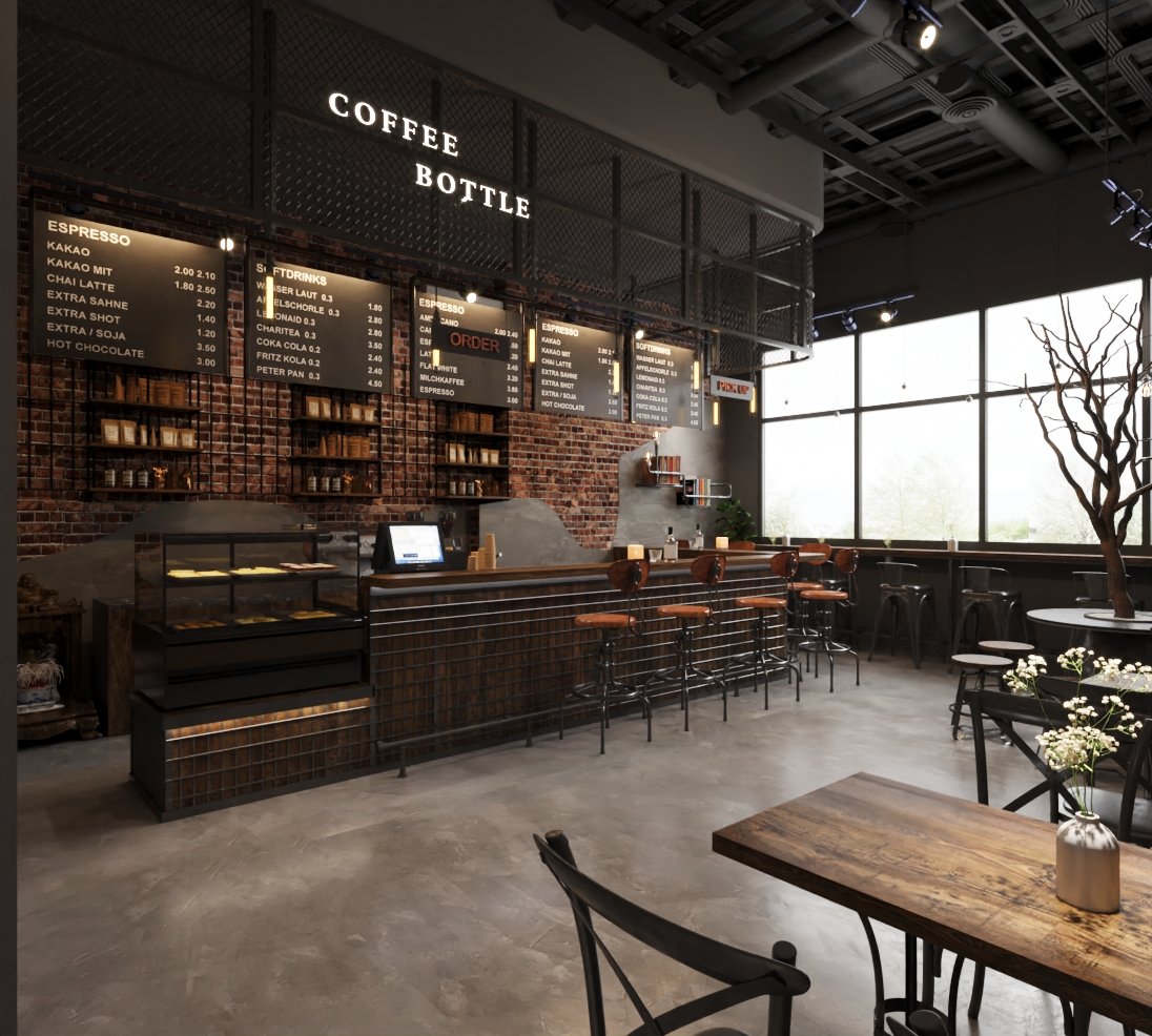  Mẫu thiết kế quán cafe nhỏ giá rẻ