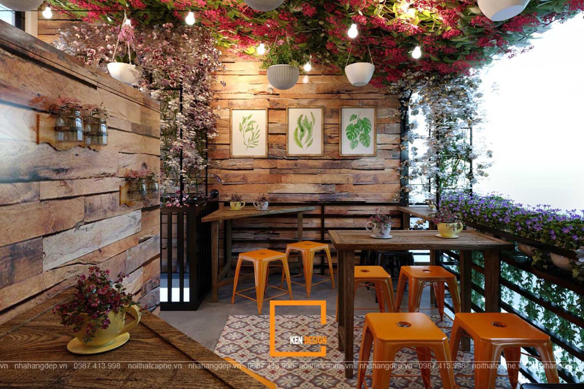 Mẫu thiết kế quán cafe nhỏ giá rẻ