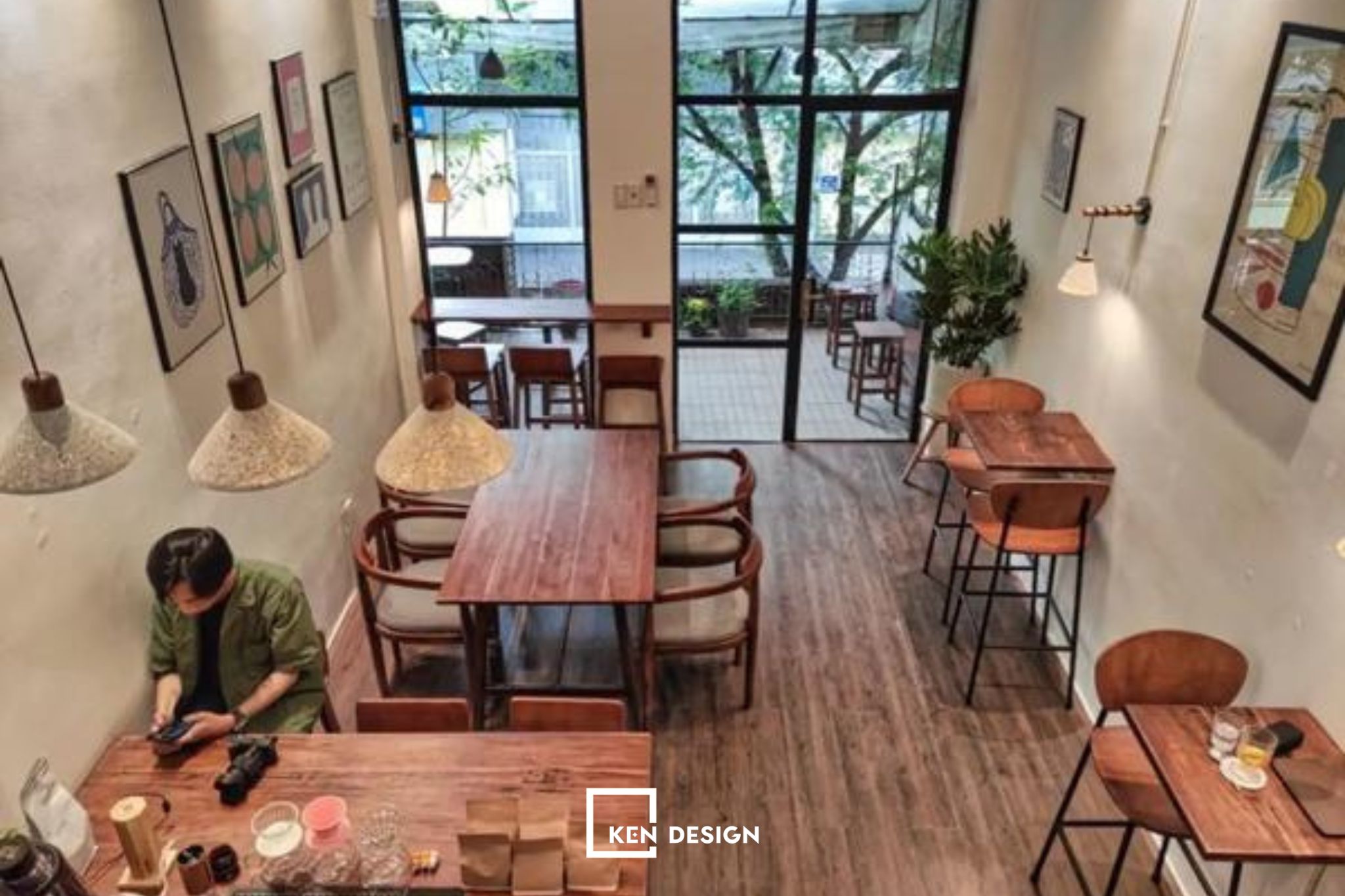 Thiết kế quán cafe nhỏ đẹp giá rẻ