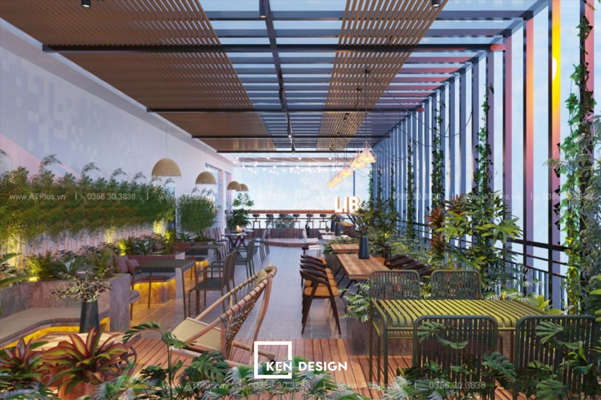 thiet-ke-quan-cafe-san-thuong