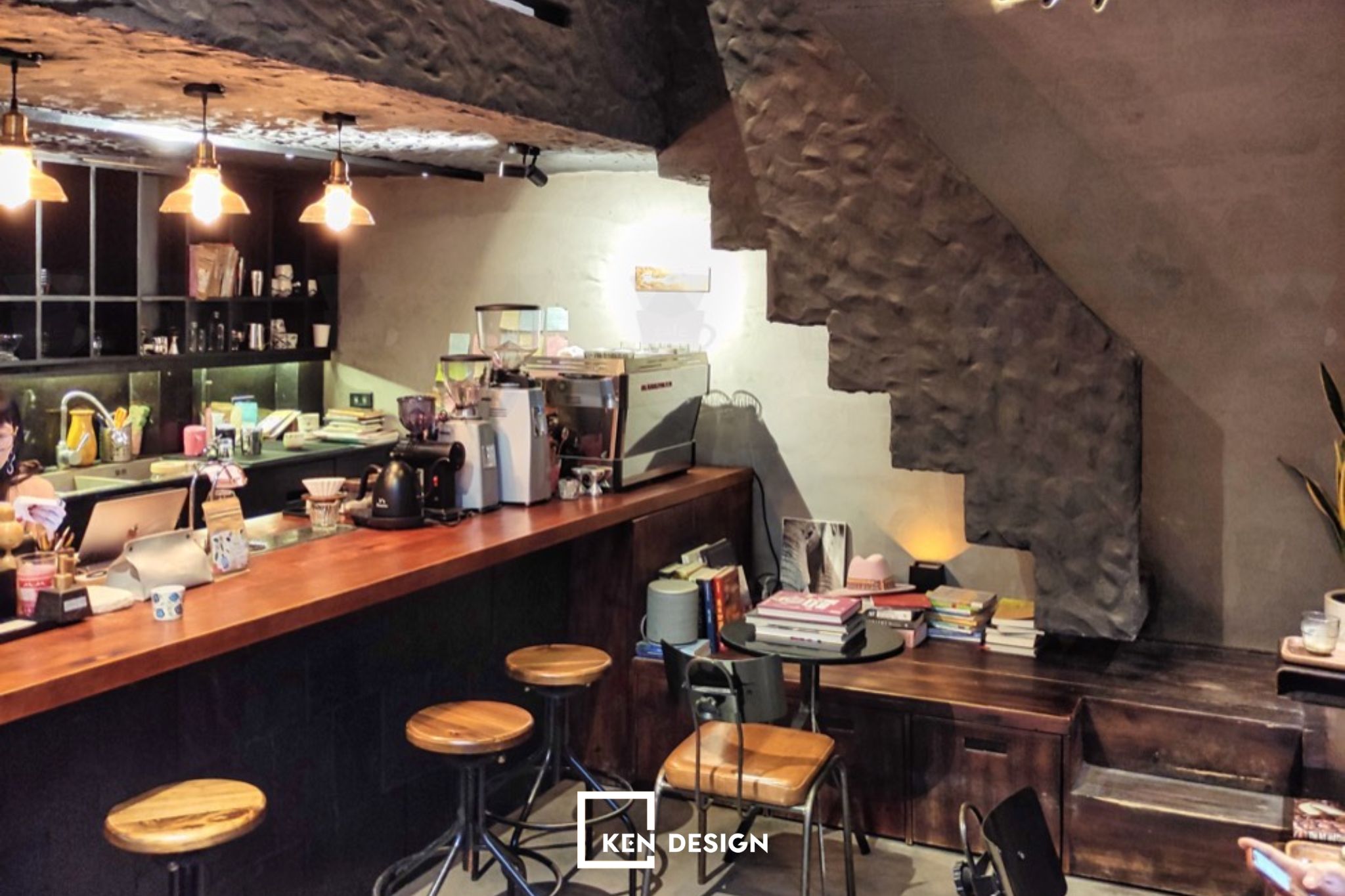 thiết kế quán cafe take away