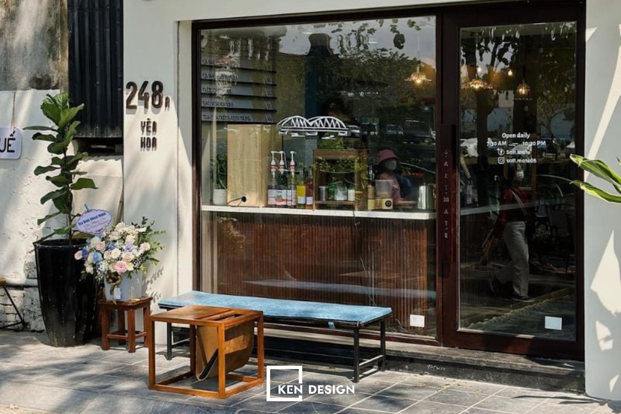 thiết kế quán cafe take away