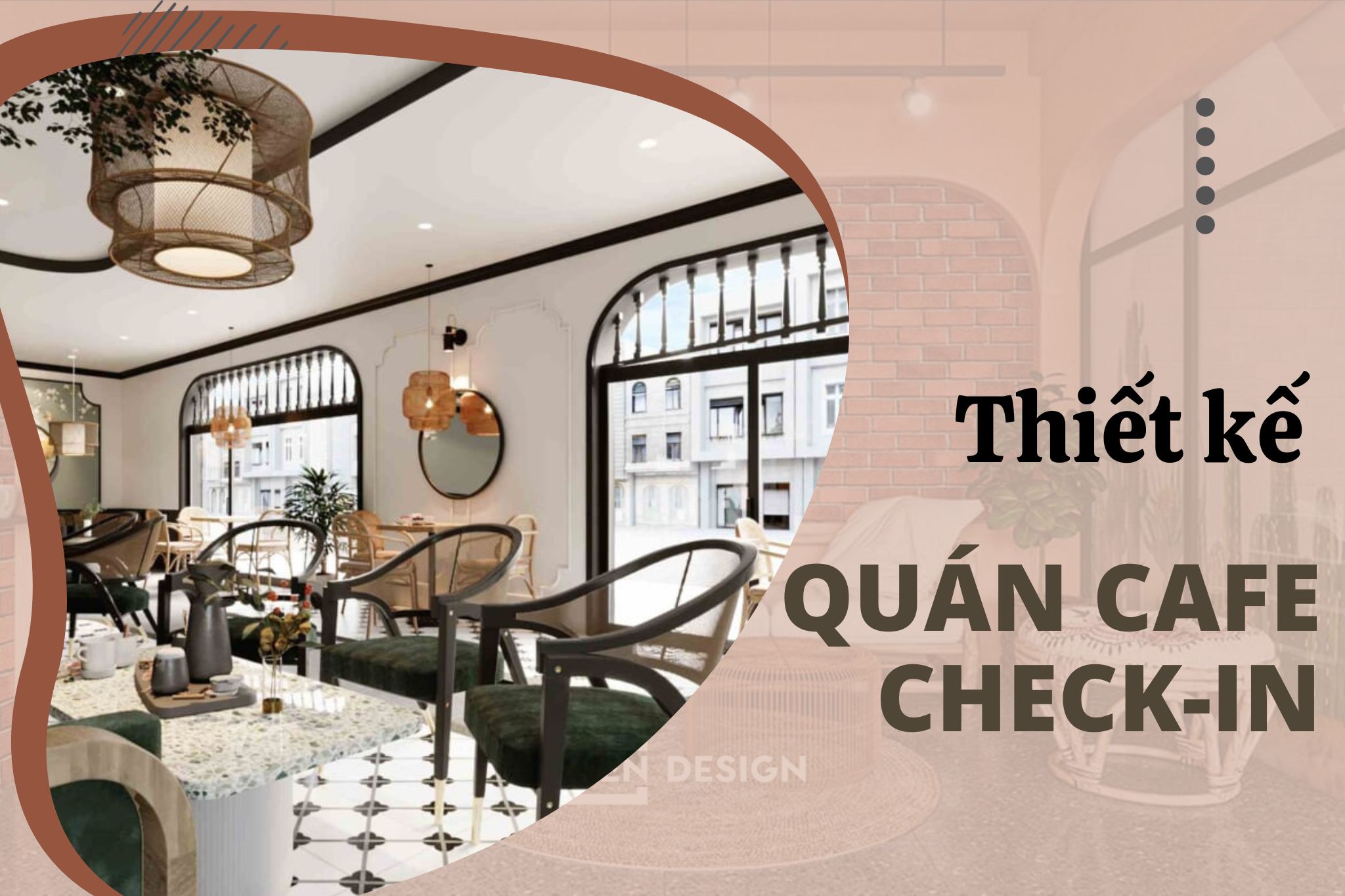 Thiết kế quán cafe check in sống ảo