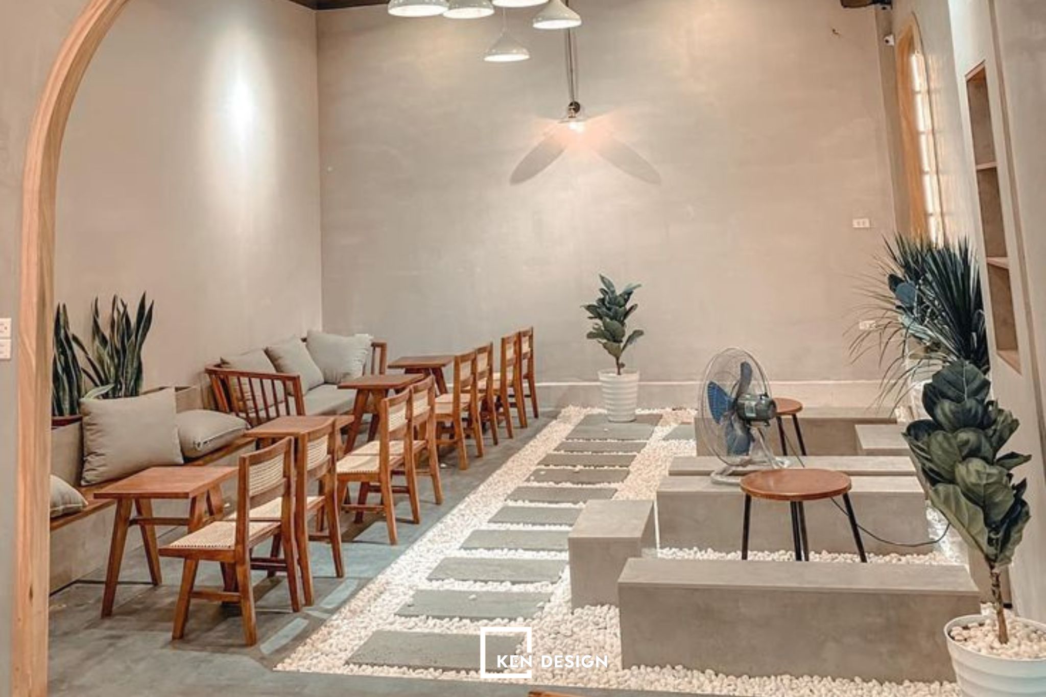 Thiết kế quán cafe phong cách hiện đại