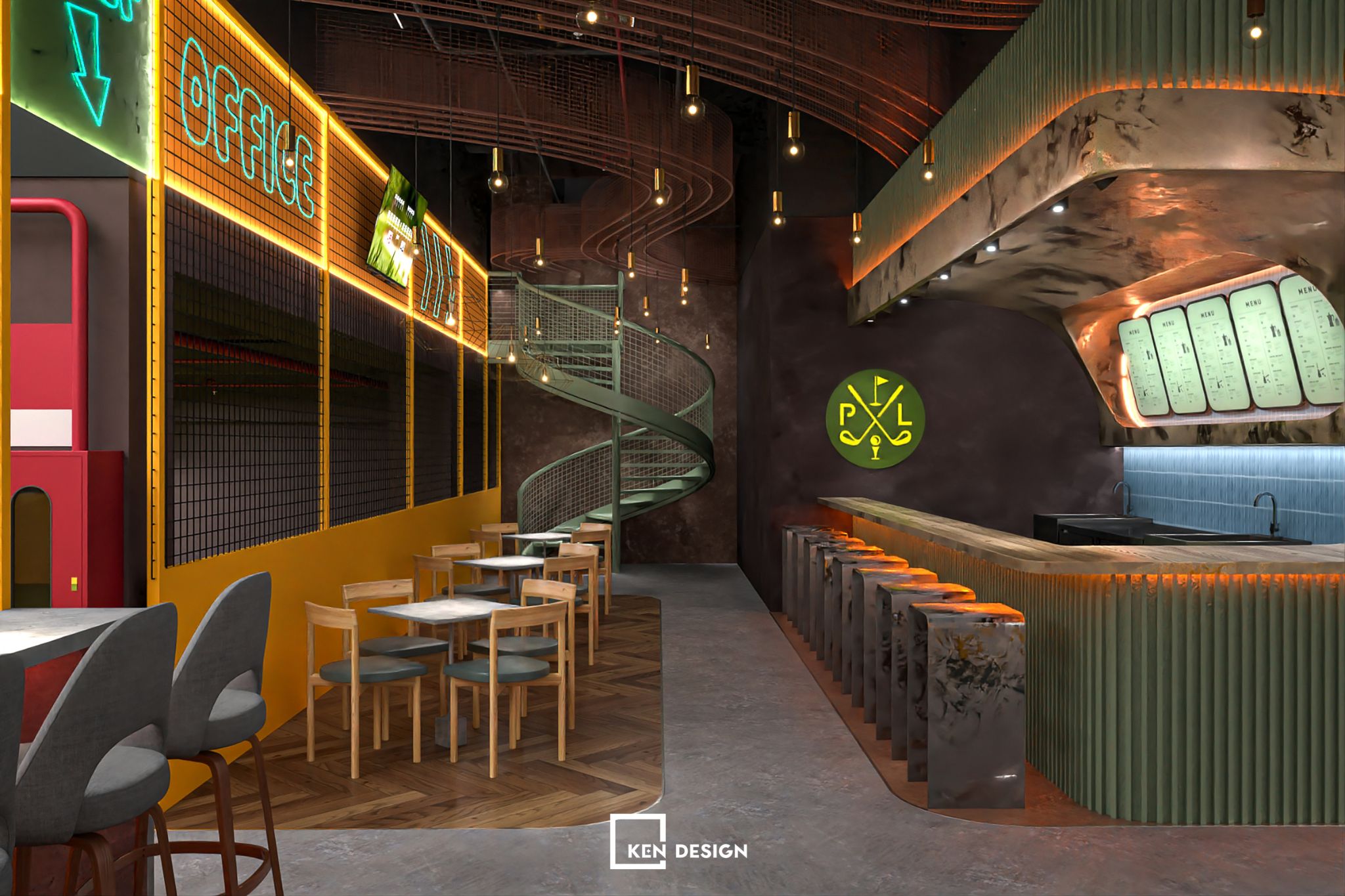 Dự án tổ hợp cafe kết hợp khu vui chơi trong nhà tại Lạc Long Quân, Tây Hồ không chỉ đơn thuần là một quán cafe, mà còn là một không gian giải trí đa năng, phục vụ nhu cầu vui chơi và thư giãn của người dân và du khách. Với thiết kế sáng tạo, lấy cảm hứng từ các môn thể thao hiện đại, cùng với sự kết hợp khéo léo giữa các yếu tố thẩm mỹ và công năng, dự án hứa hẹn sẽ trở thành điểm đến lý tưởng tại khu vực Tây Hồ.