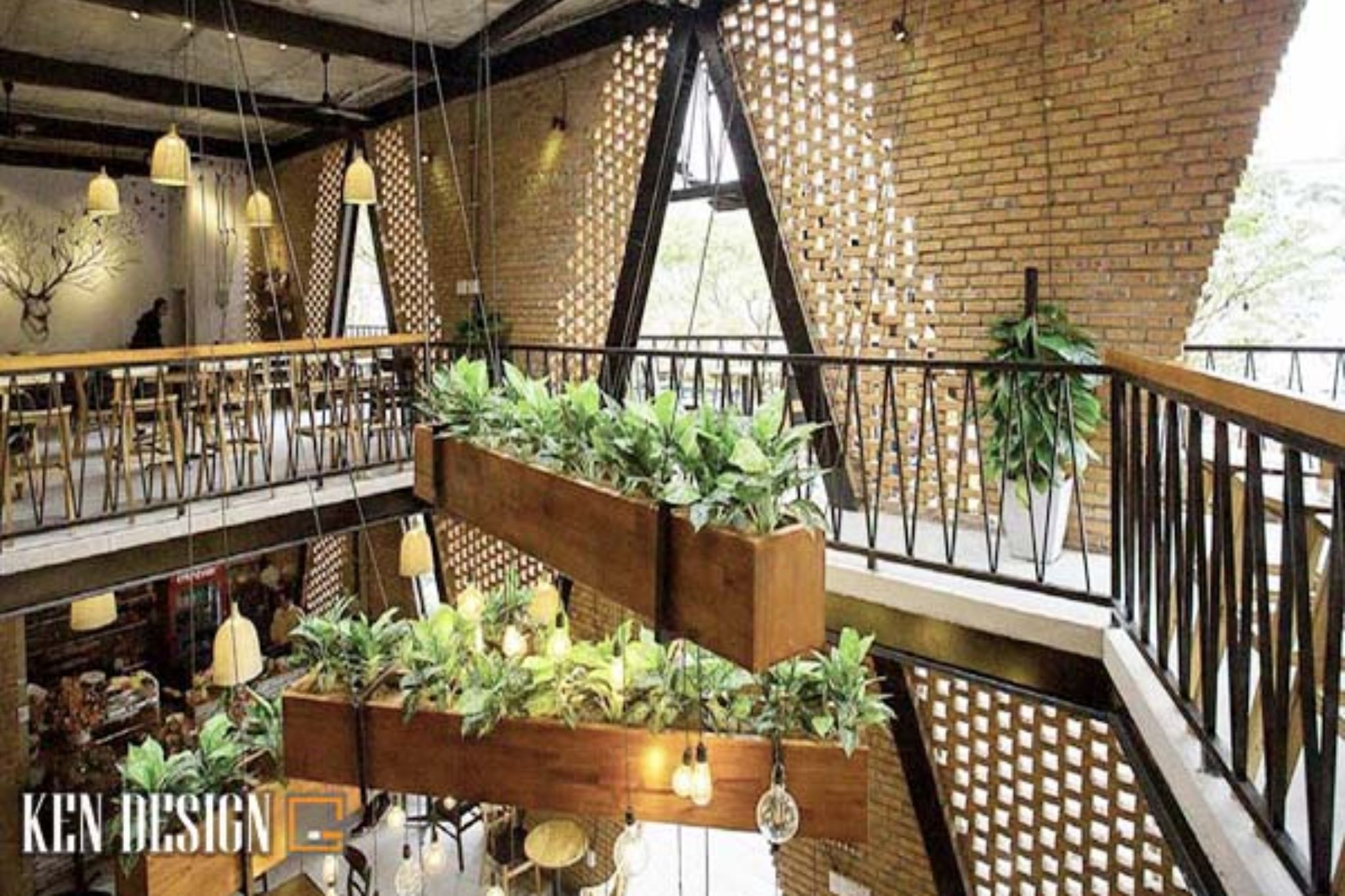 chi phí thiết kế quán cafe khung thép