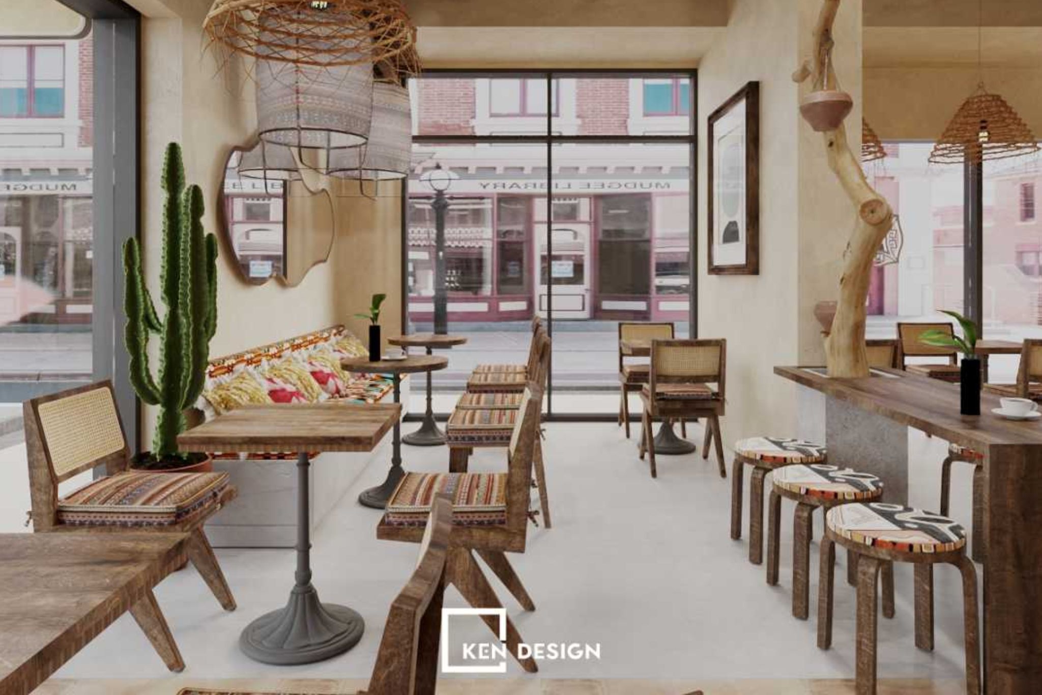 chi phí thiết kế thi công quán cafe