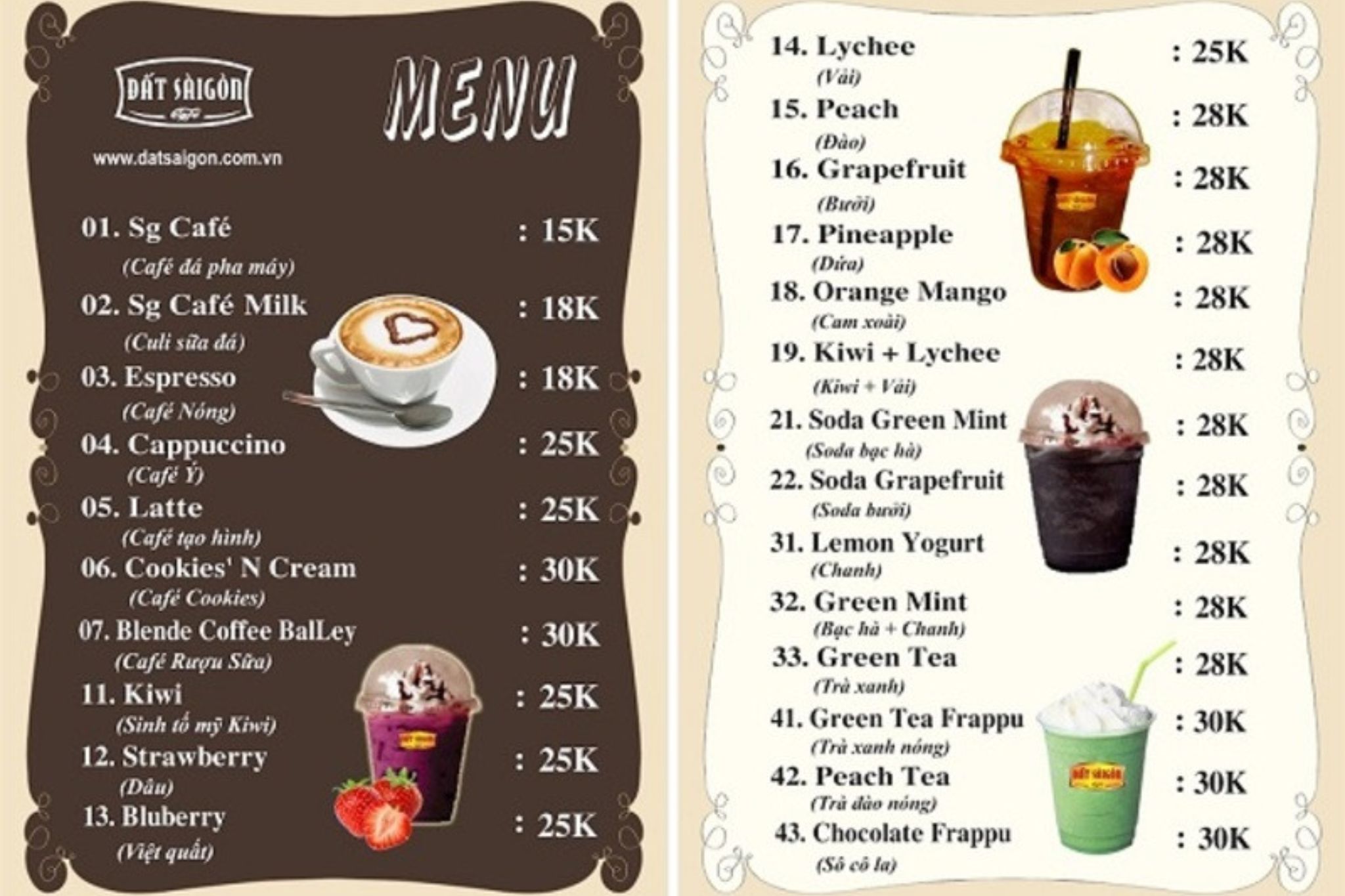 định vị sản phẩm quán cafe 