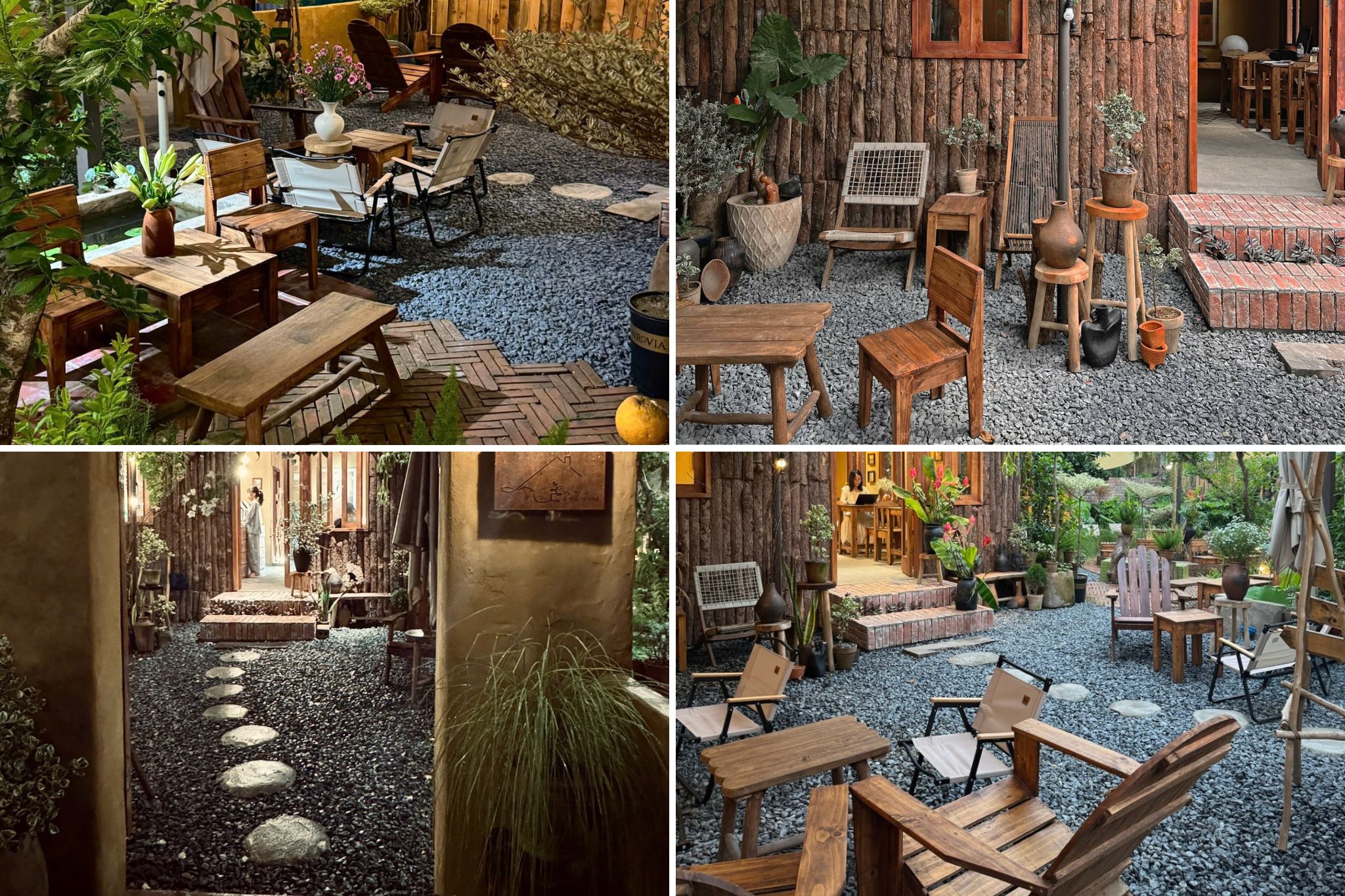 mẫu thiết kế quán cafe sân vườn