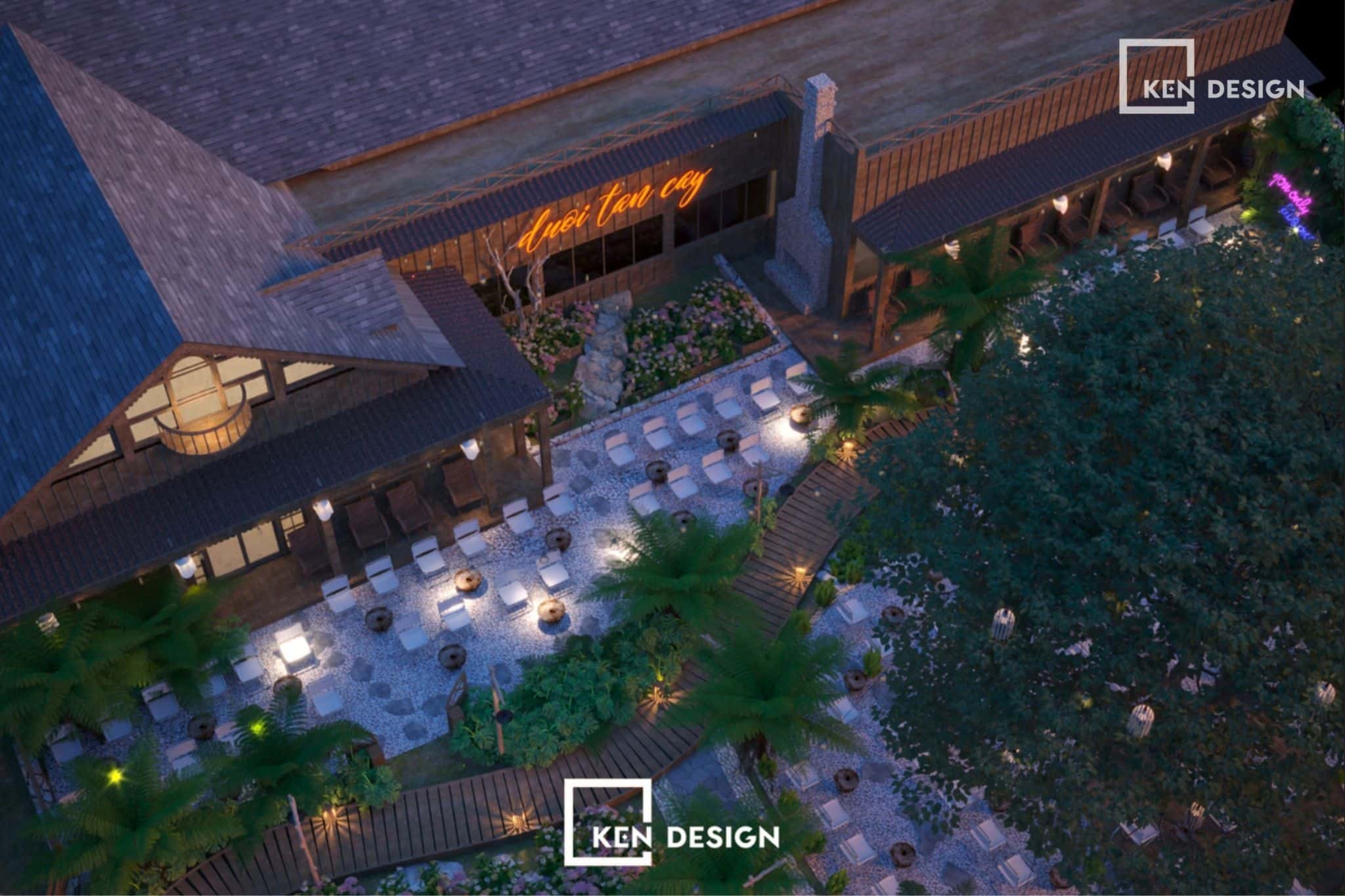 các khoản chi phí lớn khi mở quán cafe sân vườn