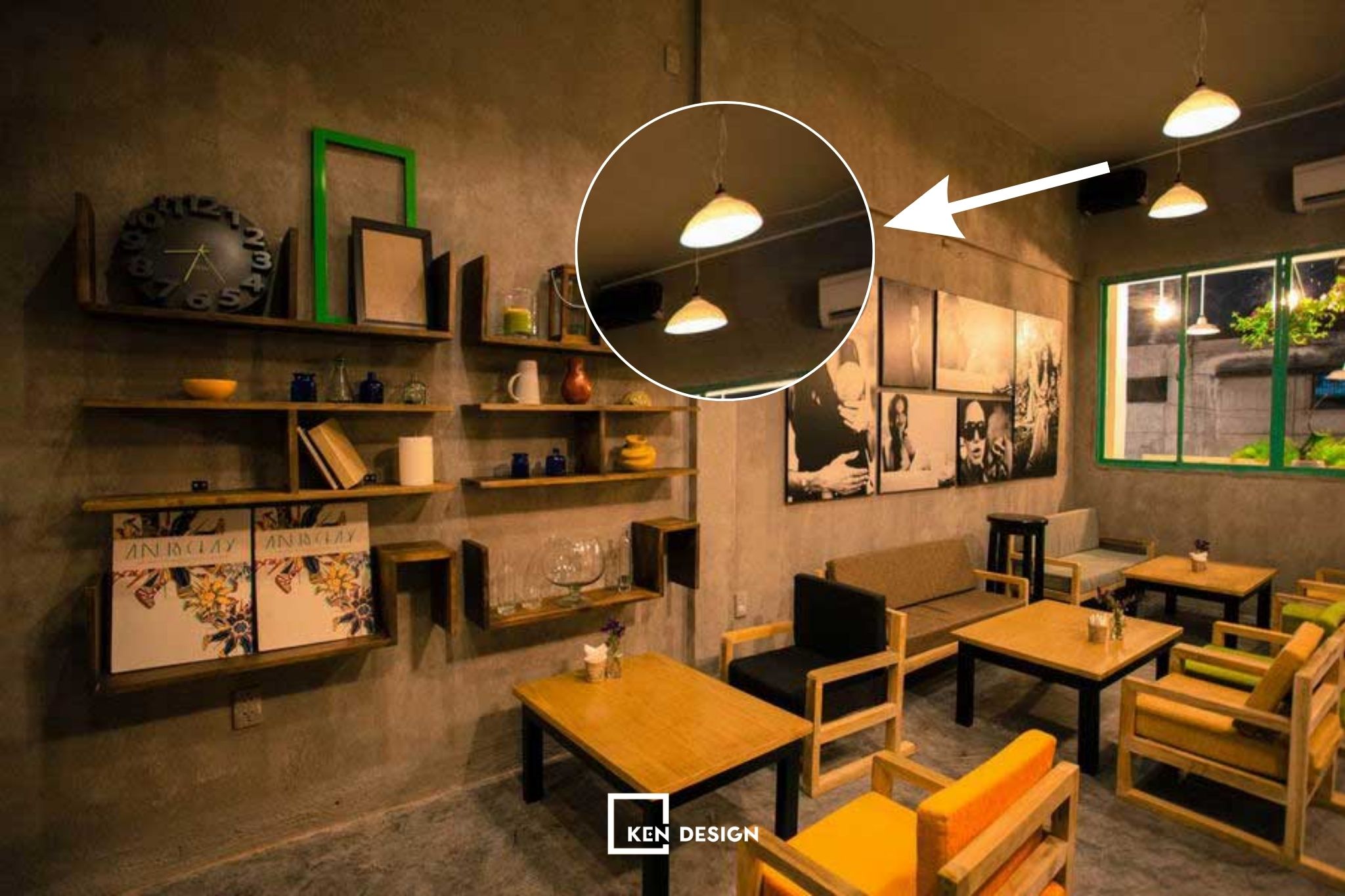 Thiết kế quán cafe bao cấp không đập phá tiết kiệm 40% chi phí