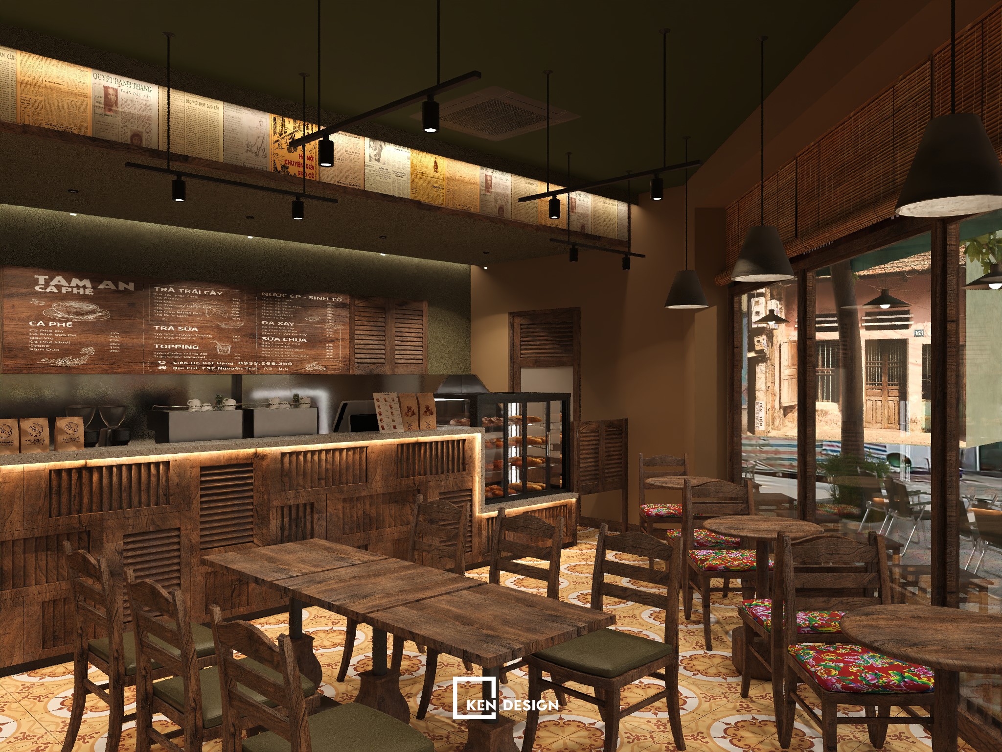 5 lưu ý sống còn khi thi công quán cafe vintage