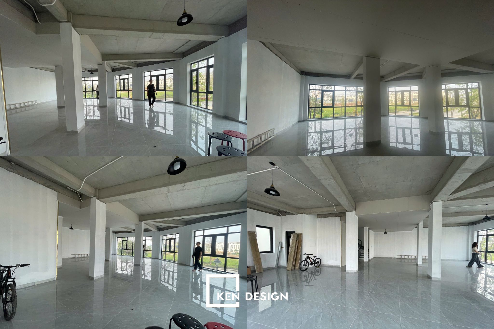 Thi công quán cafe An Thổ tại khu biệt thự cao cấp